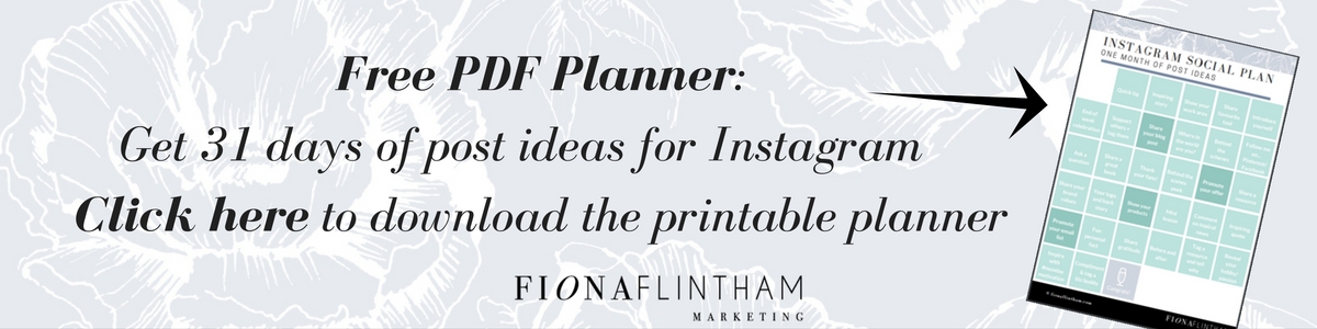 instagram post ideas planner