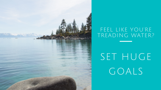 Feel Like You’re Treading Water?  Do Just ONE Thing To Move Forward In Your Online Biz